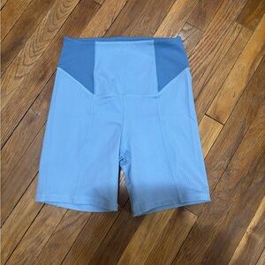 For Love And Lemons Blue Bike Shorts Modern Minimalist Design